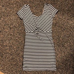 Black & White Stripe Dress
